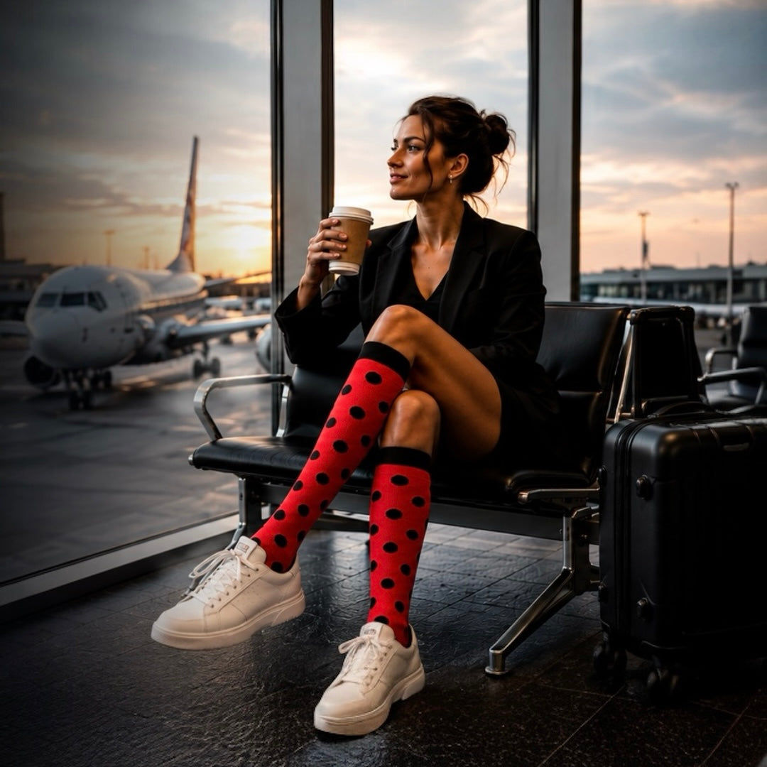 Chaussettes de compression - Polka