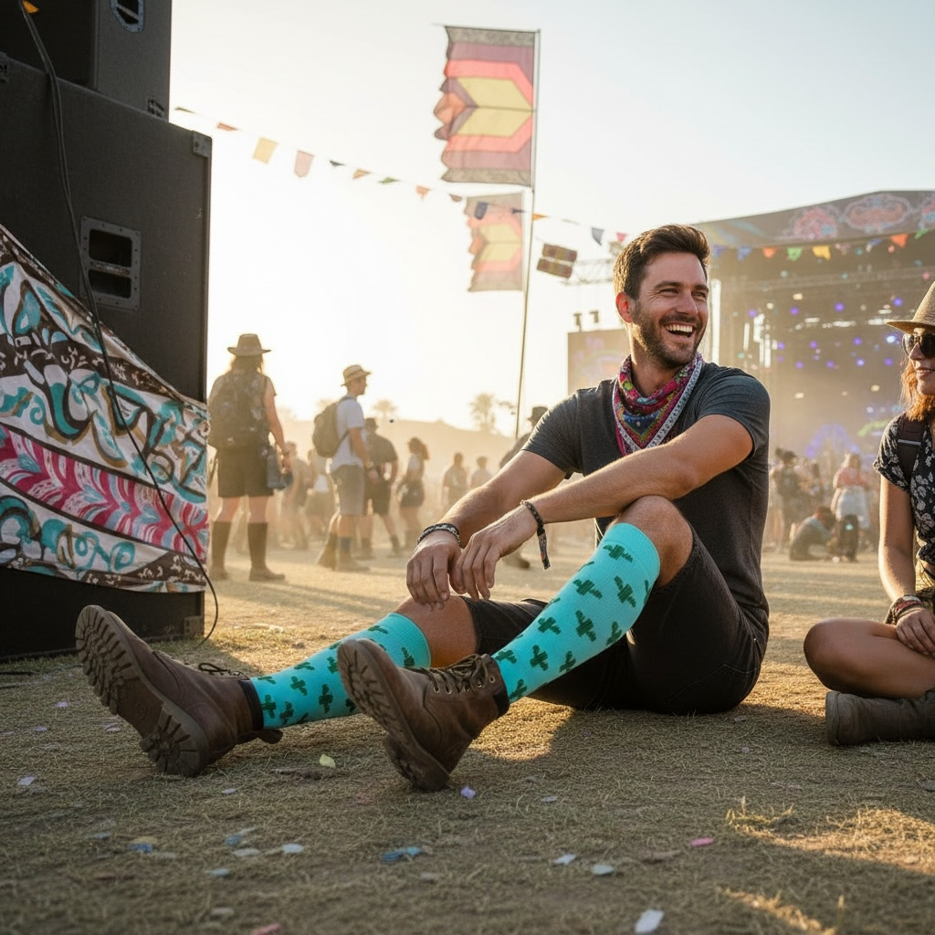 Chaussettes de compression - Cactus