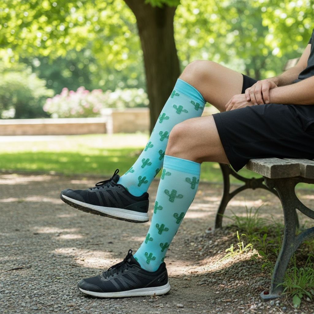 Chaussettes de compression - Cactus