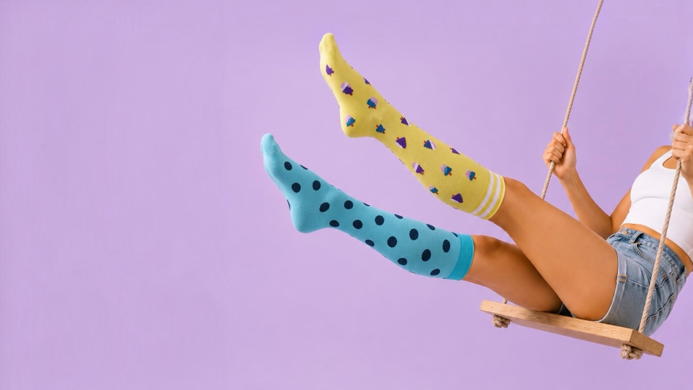Chaussettes de compression Noma, modèles colorés