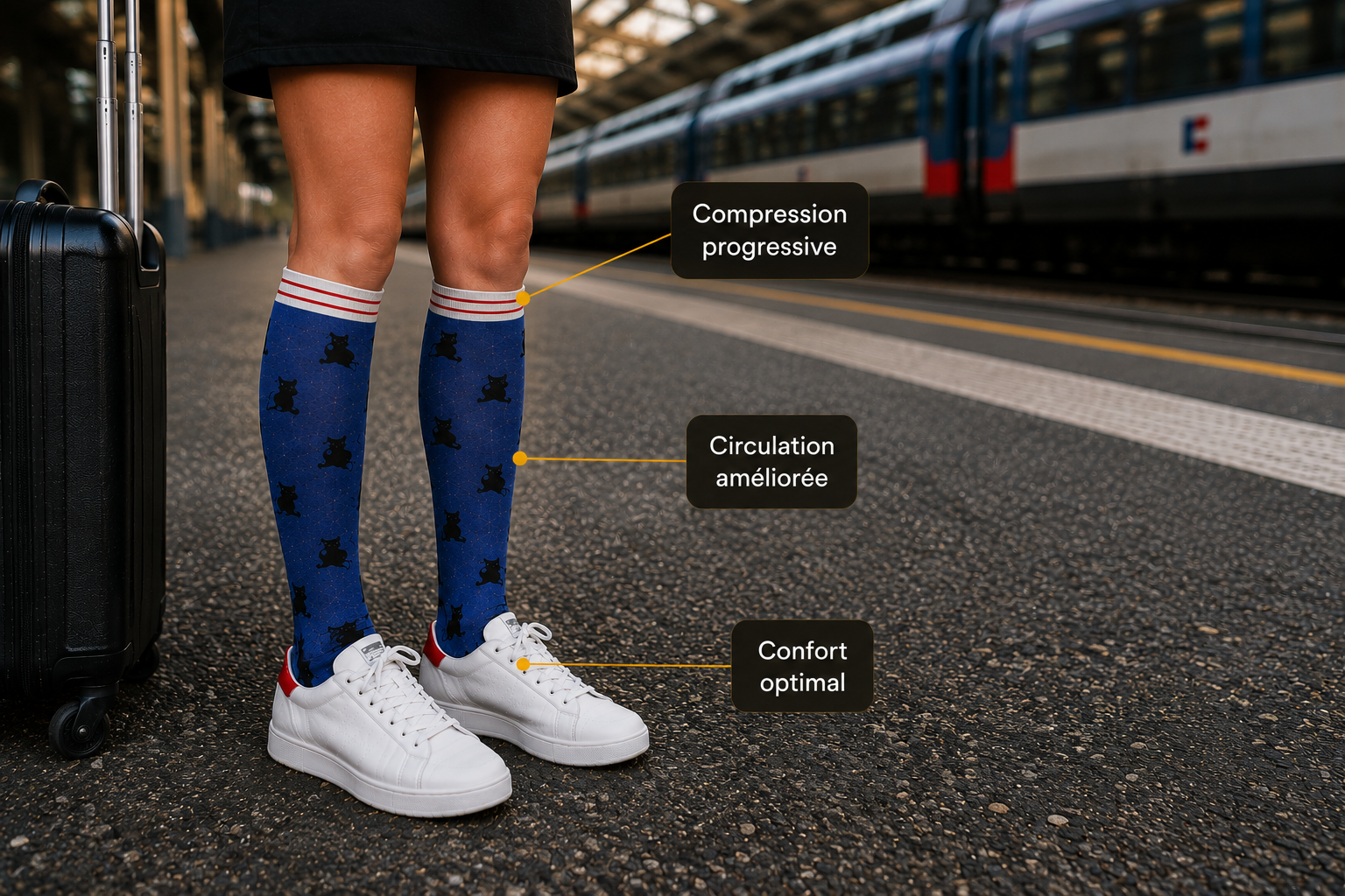 Chaussettes de compression Noma